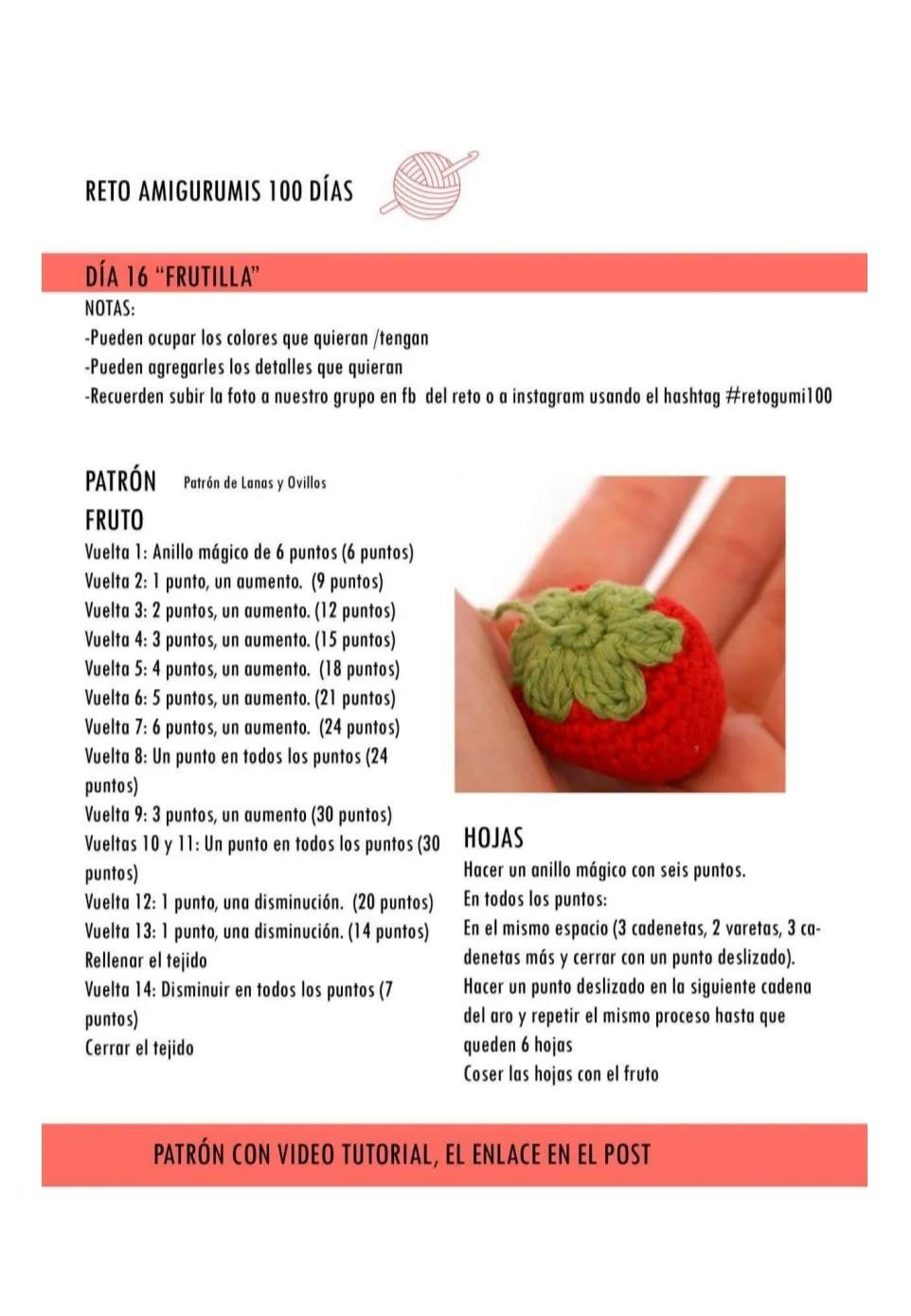 Reto Amigurumis 100 Días: Patrones de Cerezas, Zanahoria, Luna, Búho y Gato