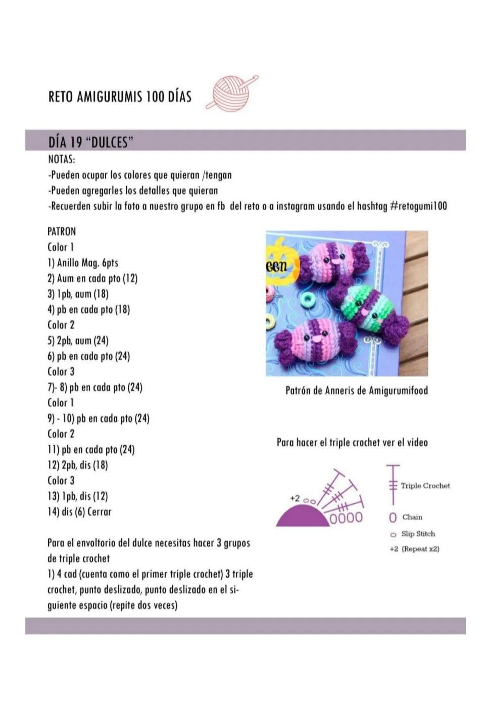 Reto Amigurumis 100 Días: Patrones de Cerezas, Zanahoria, Luna, Búho y Gato