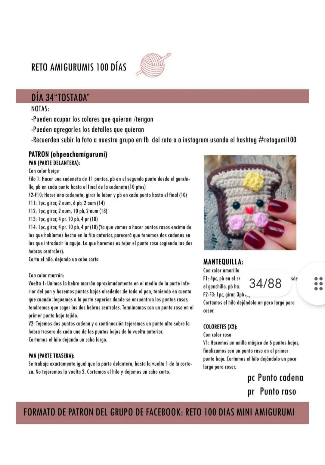 Reto Amigurumis 100 Días: Patrones Gratis de Medusa, Helado Paleta, Dino, Tostada y Taza