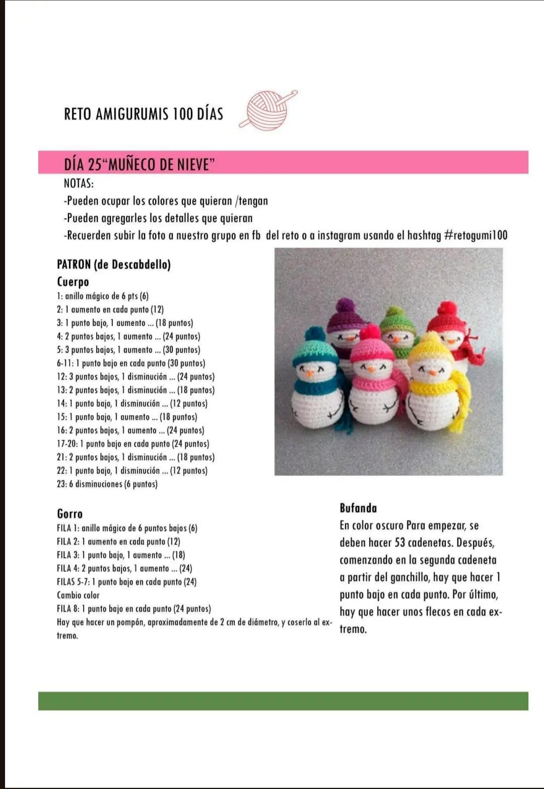 Reto Amigurumis 100 Días: Patrones gratis para Árbolito, Conejita, Mariposa y Caracol