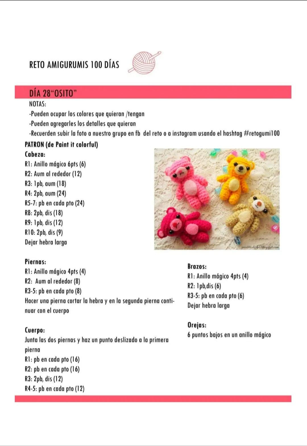 Reto Amigurumis 100 Días: Patrones gratis para Árbolito, Conejita, Mariposa y Caracol