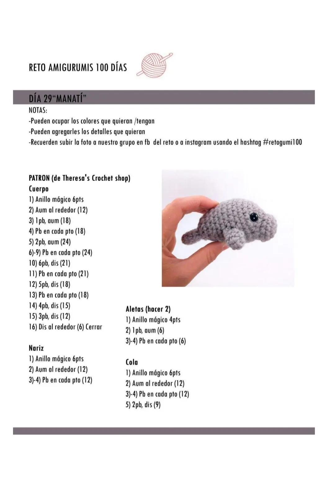 Reto Amigurumis 100 Días: Patrones gratis para Árbolito, Conejita, Mariposa y Caracol