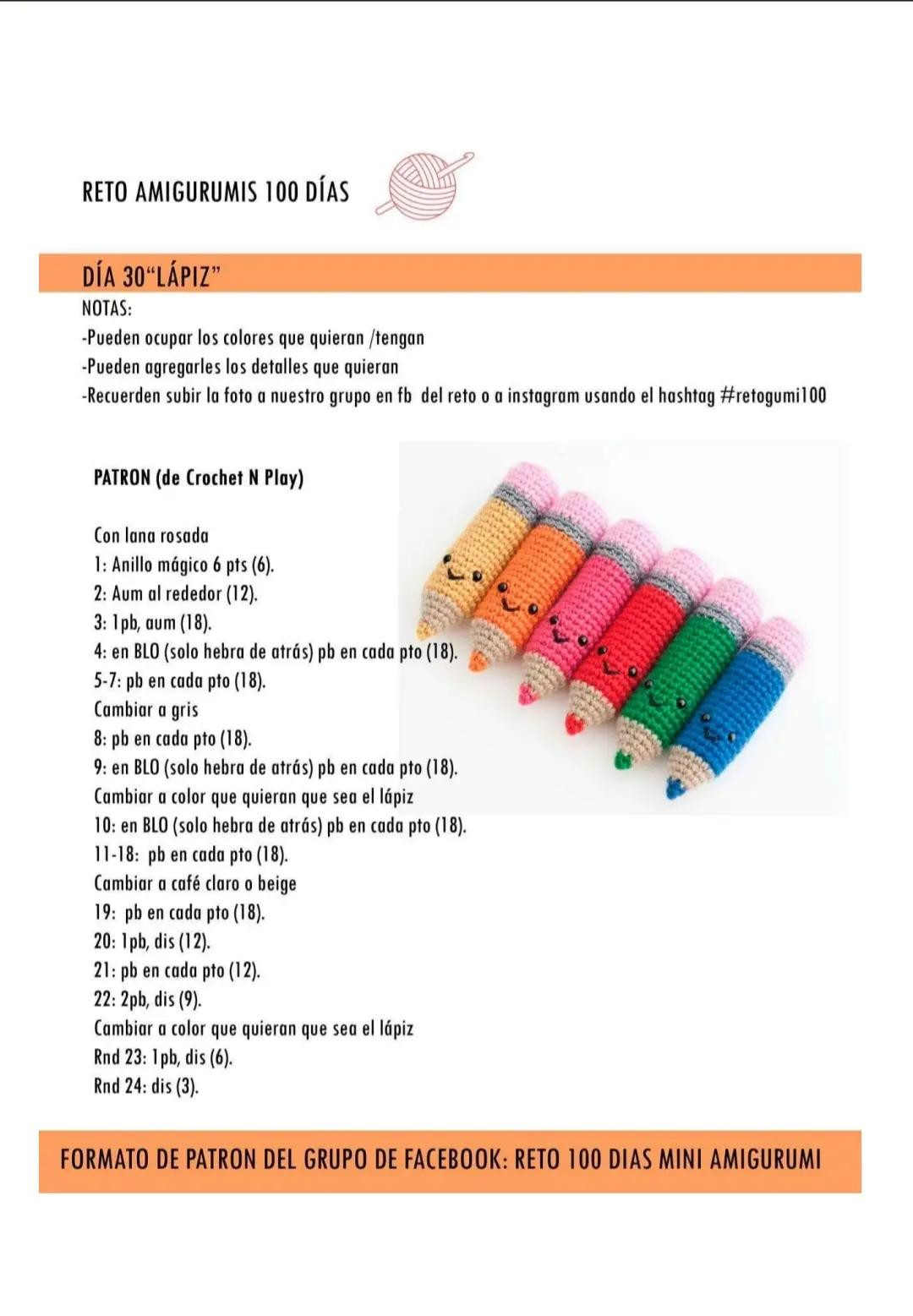 Reto Amigurumis 100 Días: Patrones gratis para Árbolito, Conejita, Mariposa y Caracol