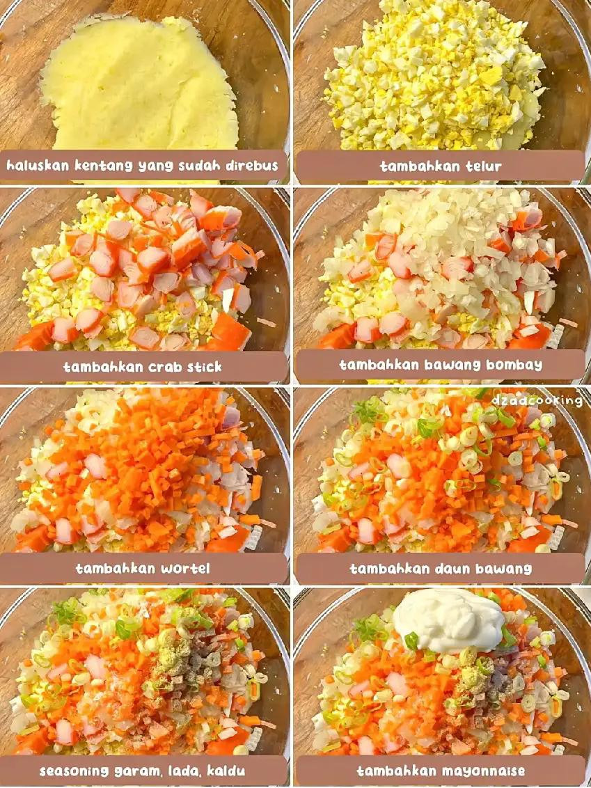 Roti Kroket Goreng: Cách làm món ăn vặt giòn tan từ bánh mì, nhân khoai tây trứng và thịt cá