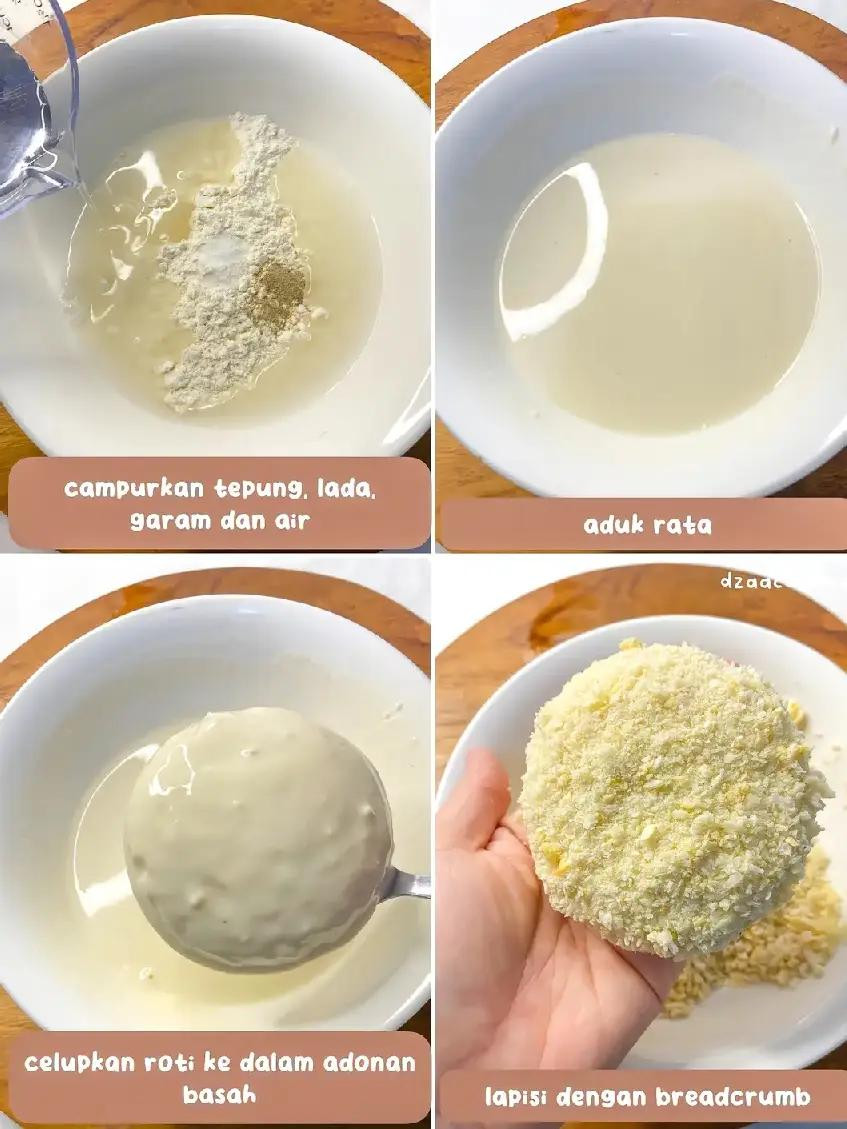 Roti Kroket Goreng: Cách làm món ăn vặt giòn tan từ bánh mì, nhân khoai tây trứng và thịt cá