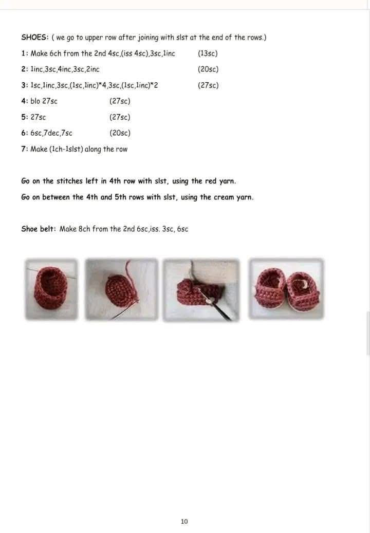 Sahra Doll Crochet Pattern with Guitar and Outfit