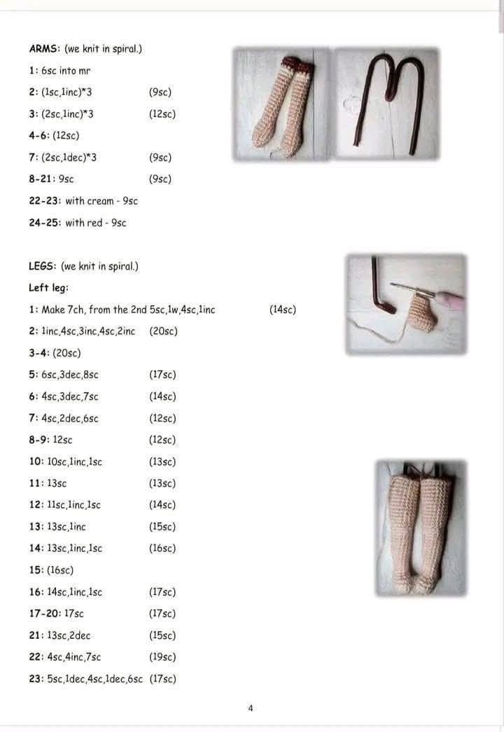 Sahra Doll Crochet Pattern with Guitar and Outfit