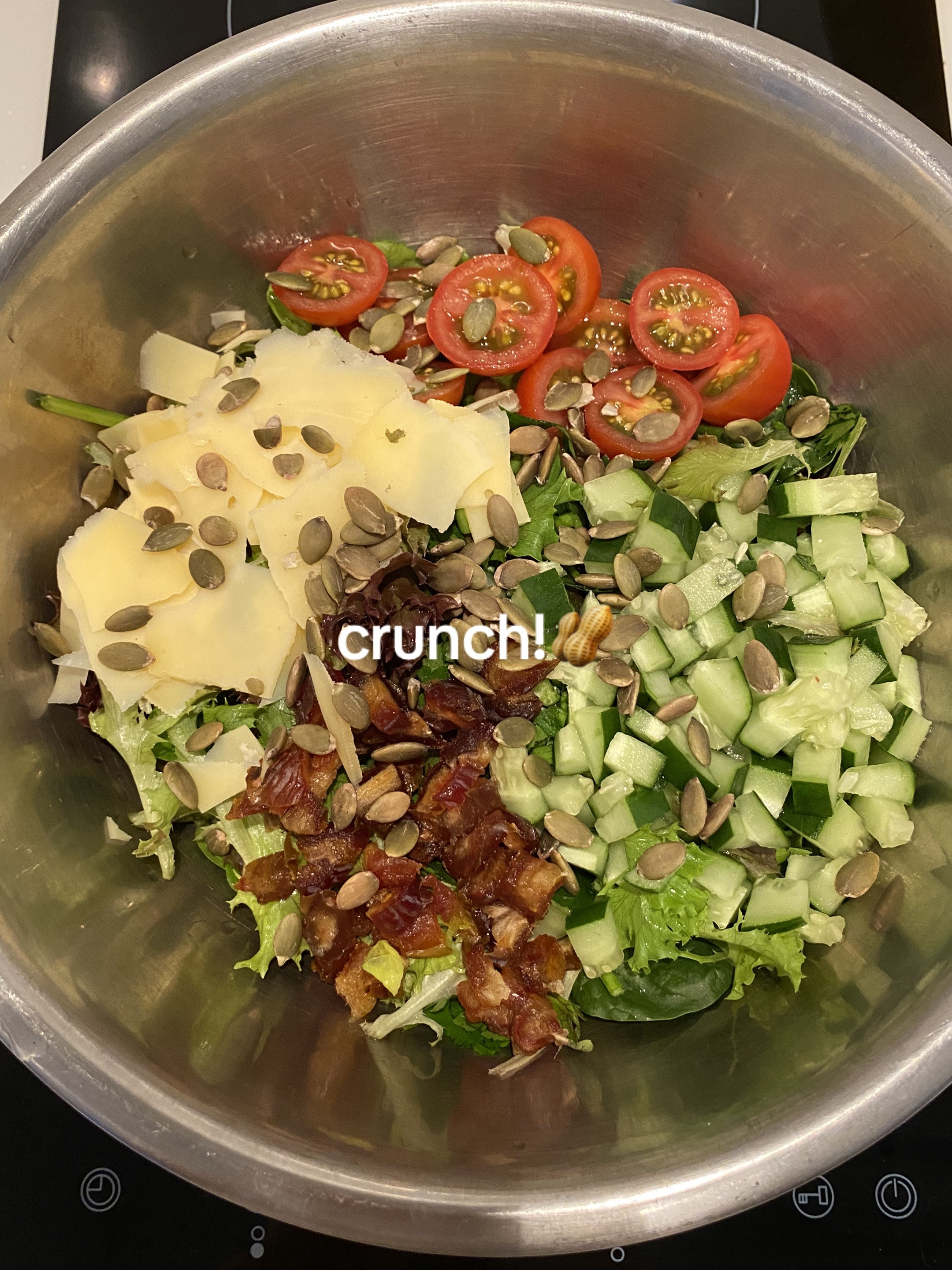 Salad 101: Fresh Greens, Cucumber, and Homemade Dijon Honey Dressing for Iftar
