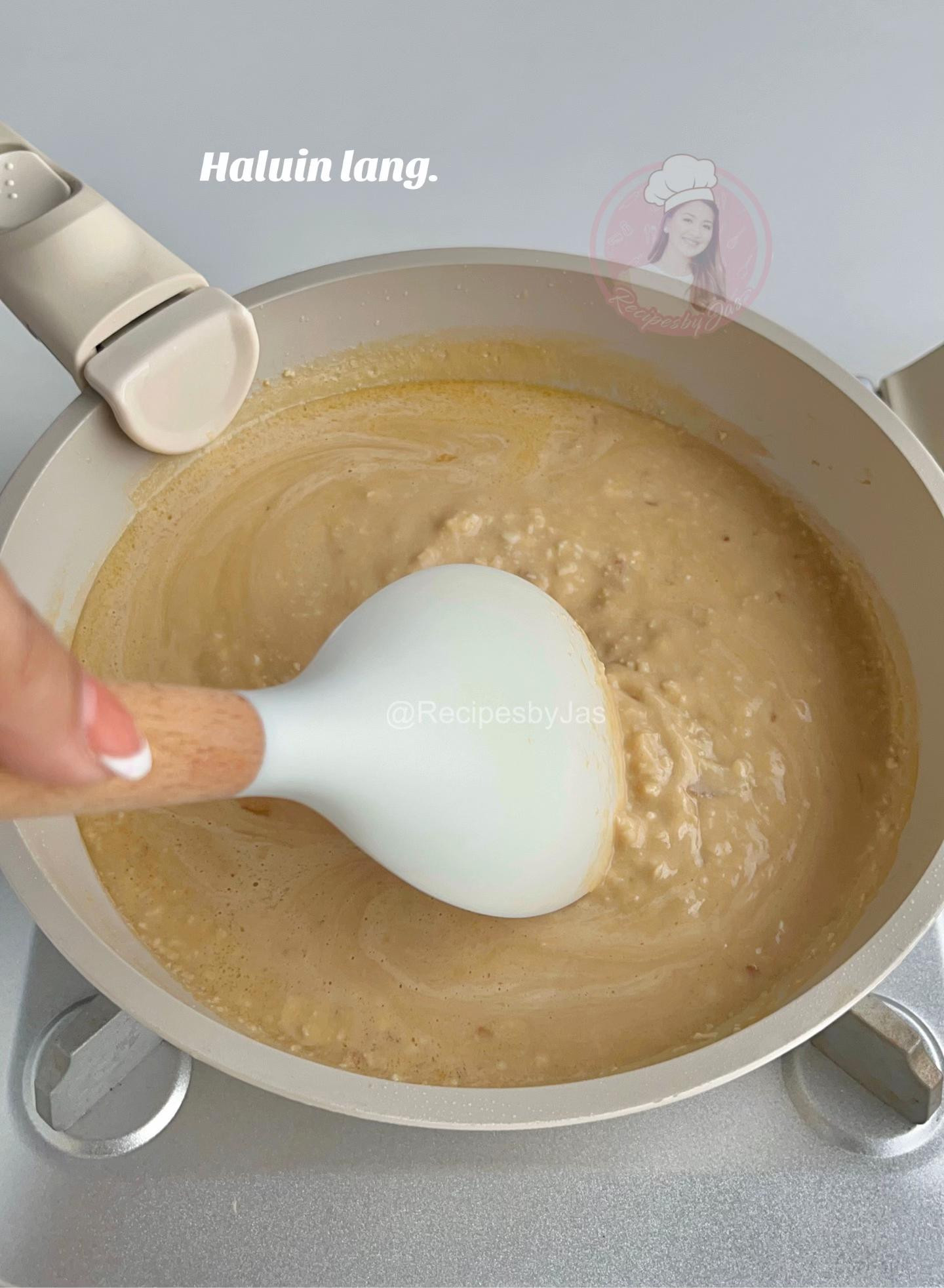 Salted Egg Tokwa with Kangkong