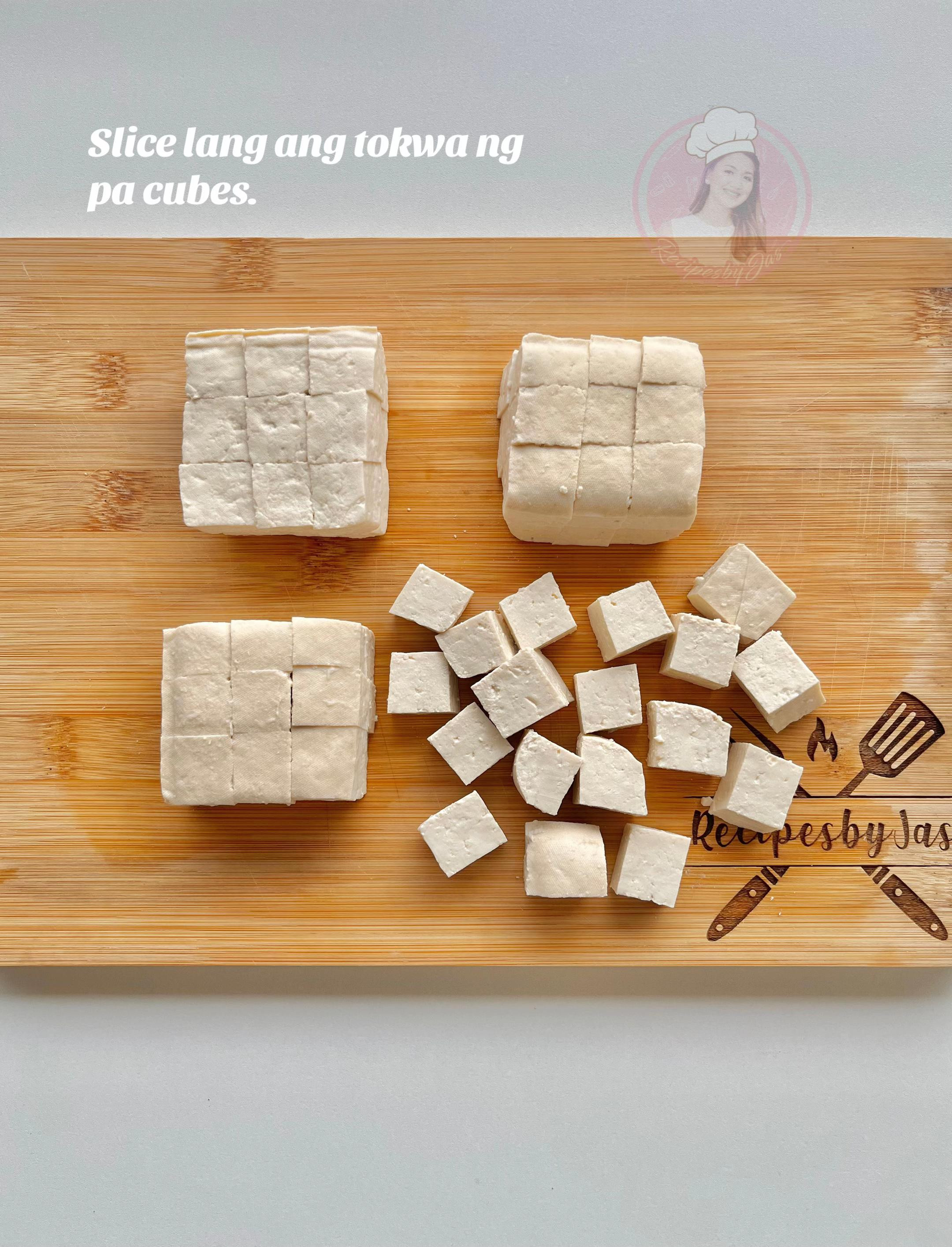 Salted Egg Tokwa with Kangkong