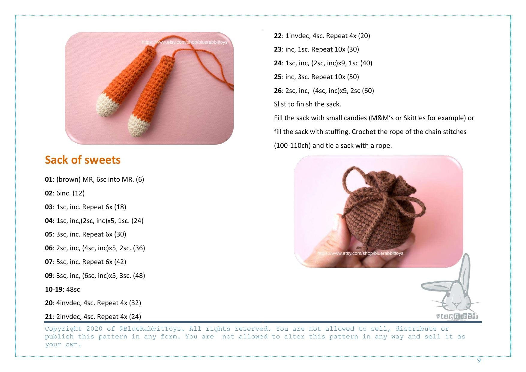 Sam Halloween Crochet Pattern: Scary Boy with Burlap Bag Head Amigurumi Tutorial