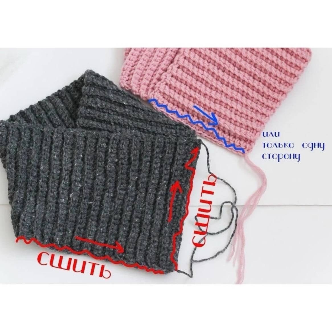 Самый простой снуд: мастер-класс по вязанию прямоугольника крючком, схема и размеры