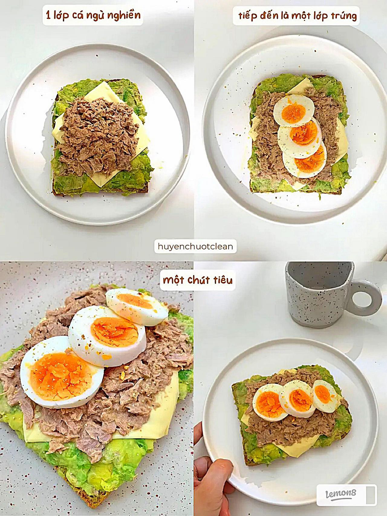 Sandwich Cá Ngừ Trứng Bơ Trái - Bữa Sáng Nhanh Gọn Chỉ Mất 10 Phút