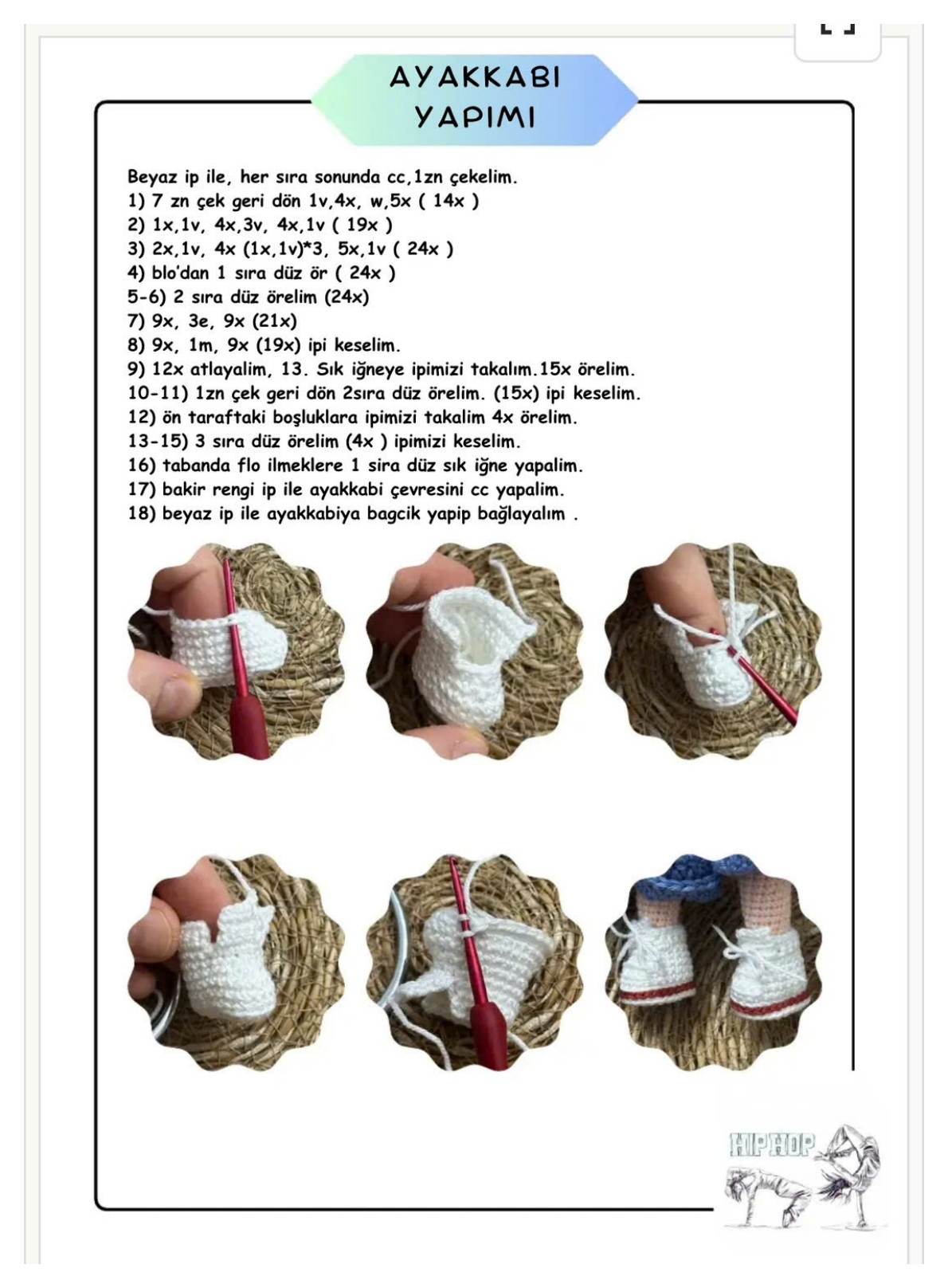 Sasha Doll Tarifi - Amigurumi Bebek Örgü Şeması