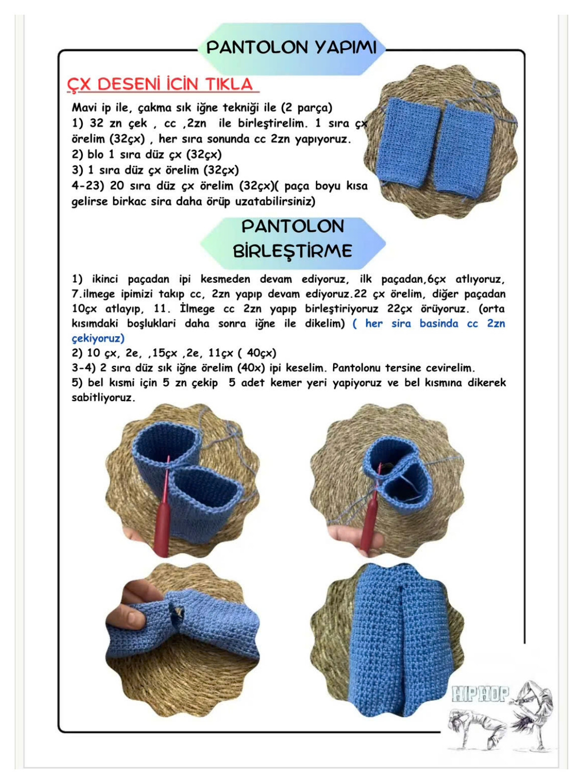 Sasha Doll Tarifi - Amigurumi Bebek Örgü Şeması