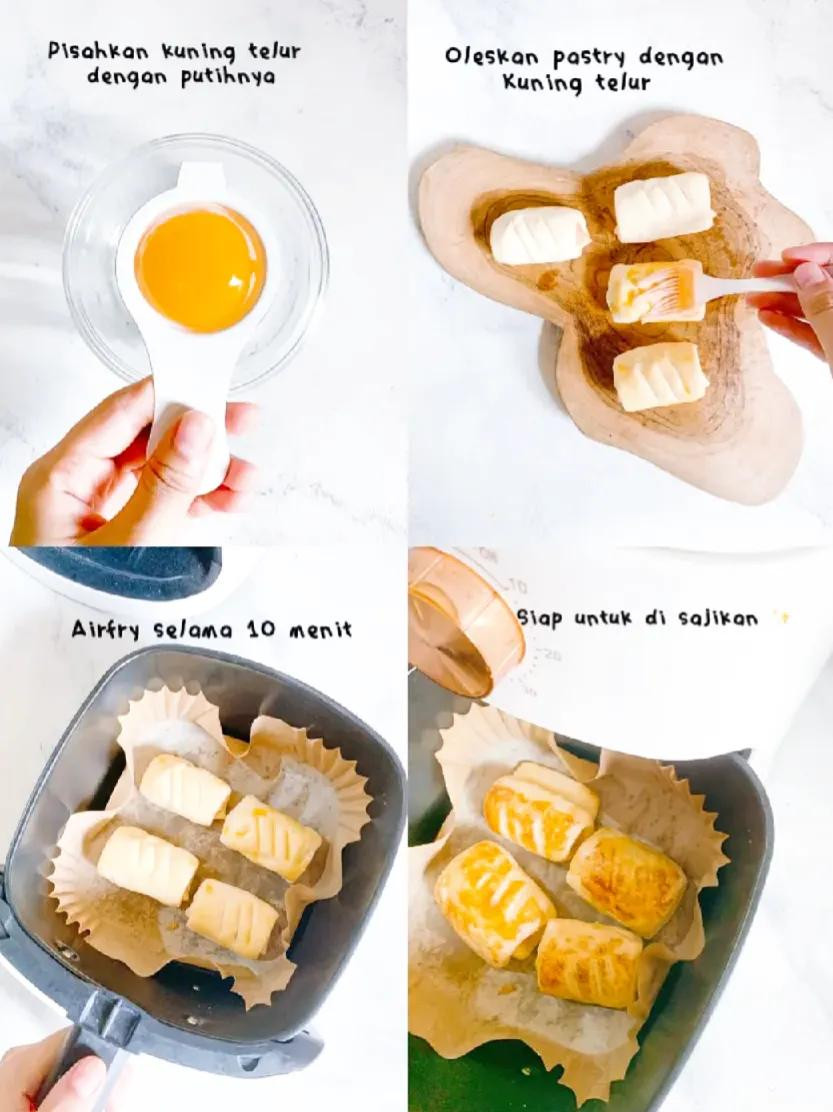 Sausage Pastry: Cách làm bánh sosis phô mai giòn tan đơn giản bằng nồi chiên không dầu