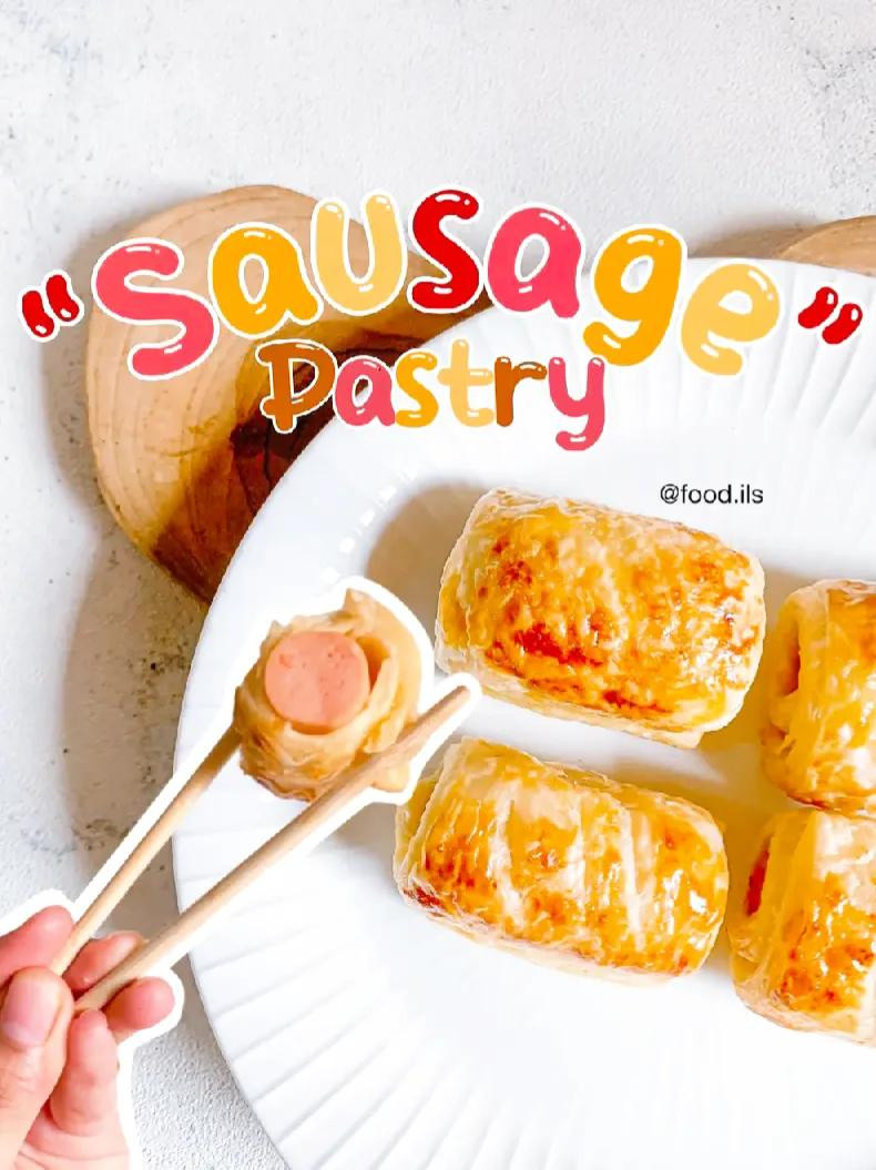 Sausage Pastry: Cách làm bánh sosis phô mai giòn tan đơn giản bằng nồi chiên không dầu