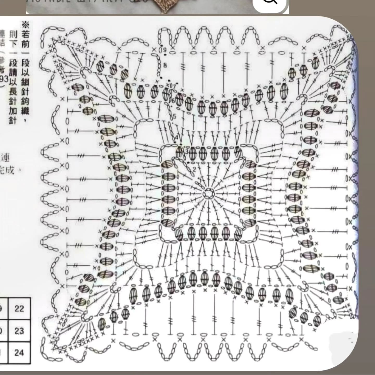 Сборник схем вязания крючком для создания узорных салфеток и мандал