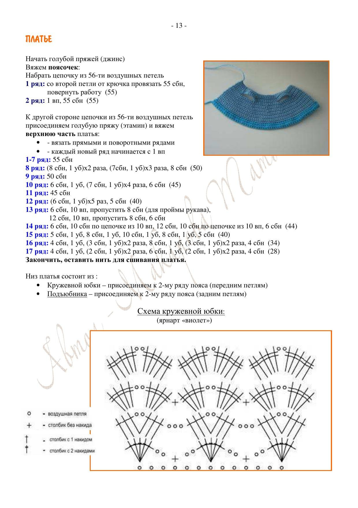 Schemas for Zayka Zlata Amigurumi Rabbit Doll Pattern