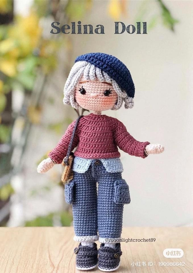 Selina Doll Crochet Pattern Tutorial Chart