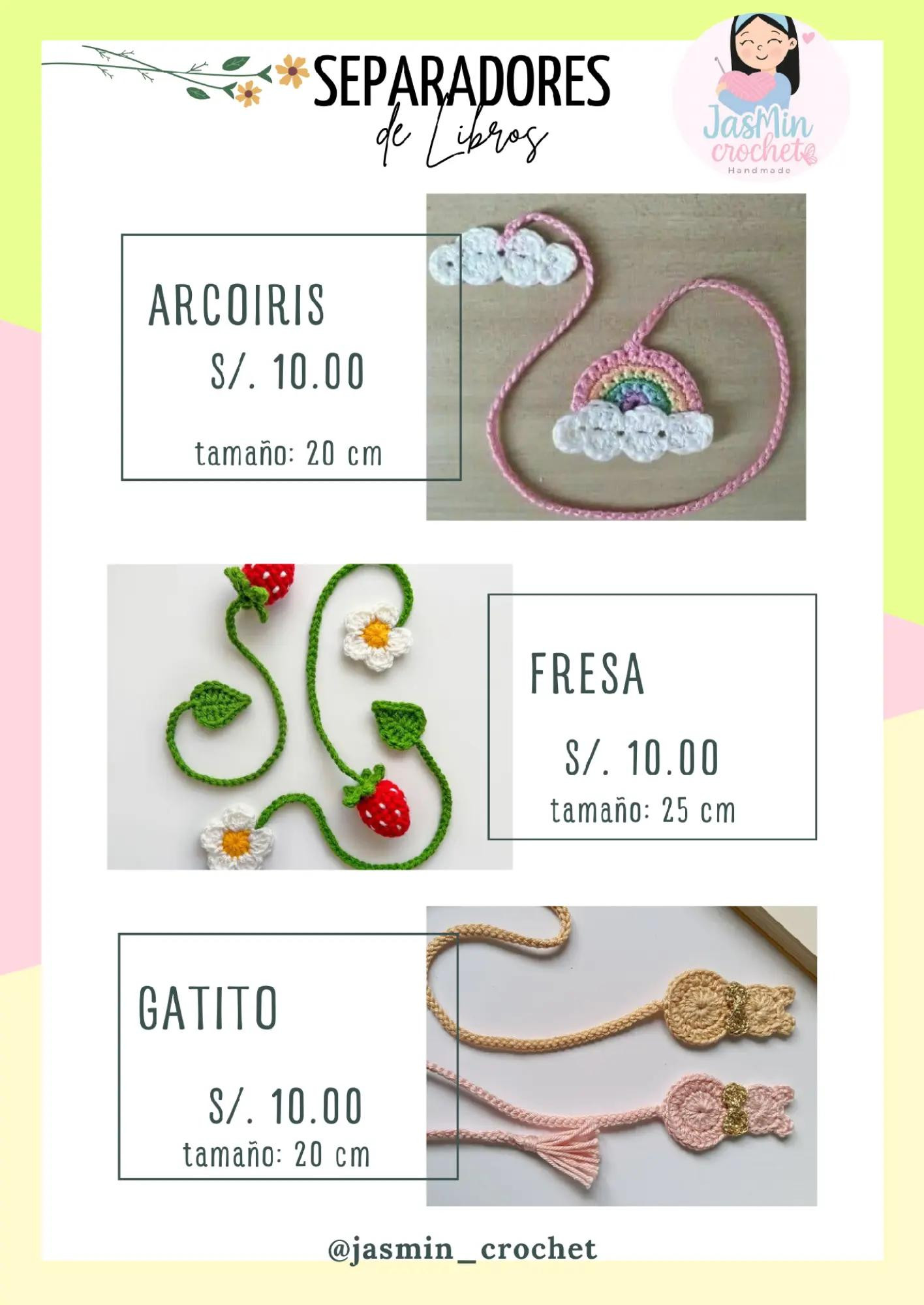 Separação de livros à mão com flores, corações e arco-íris