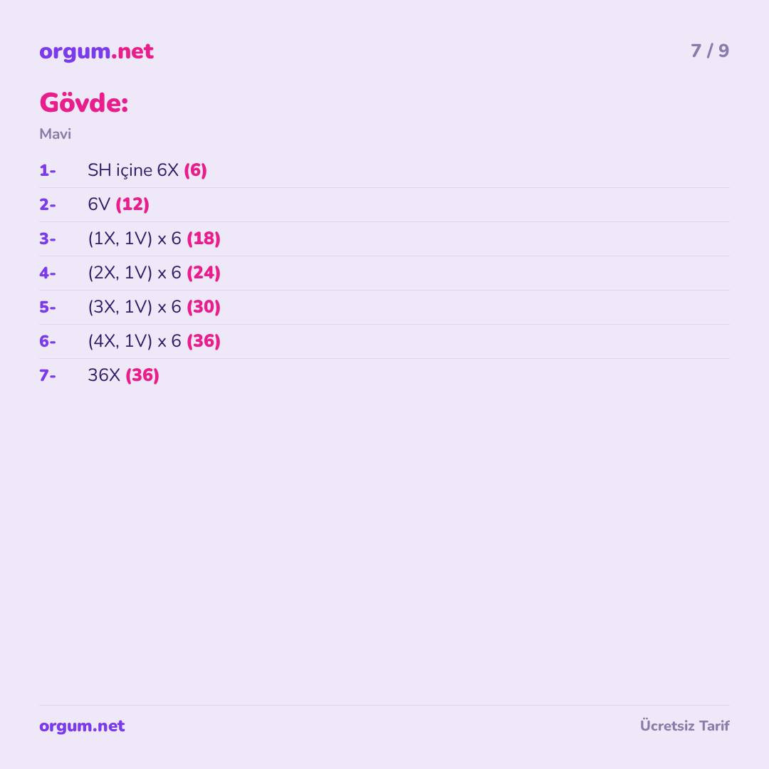 Sevimli Mavi Karakter Amigurumi - Stitch Tarifi (İspanyolca'dan Çeviri)