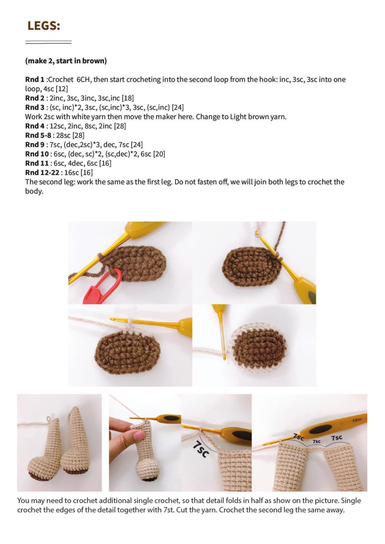 Sheepy The Little Lamb Crochet Amigurumi Pattern by RiKaCraft
