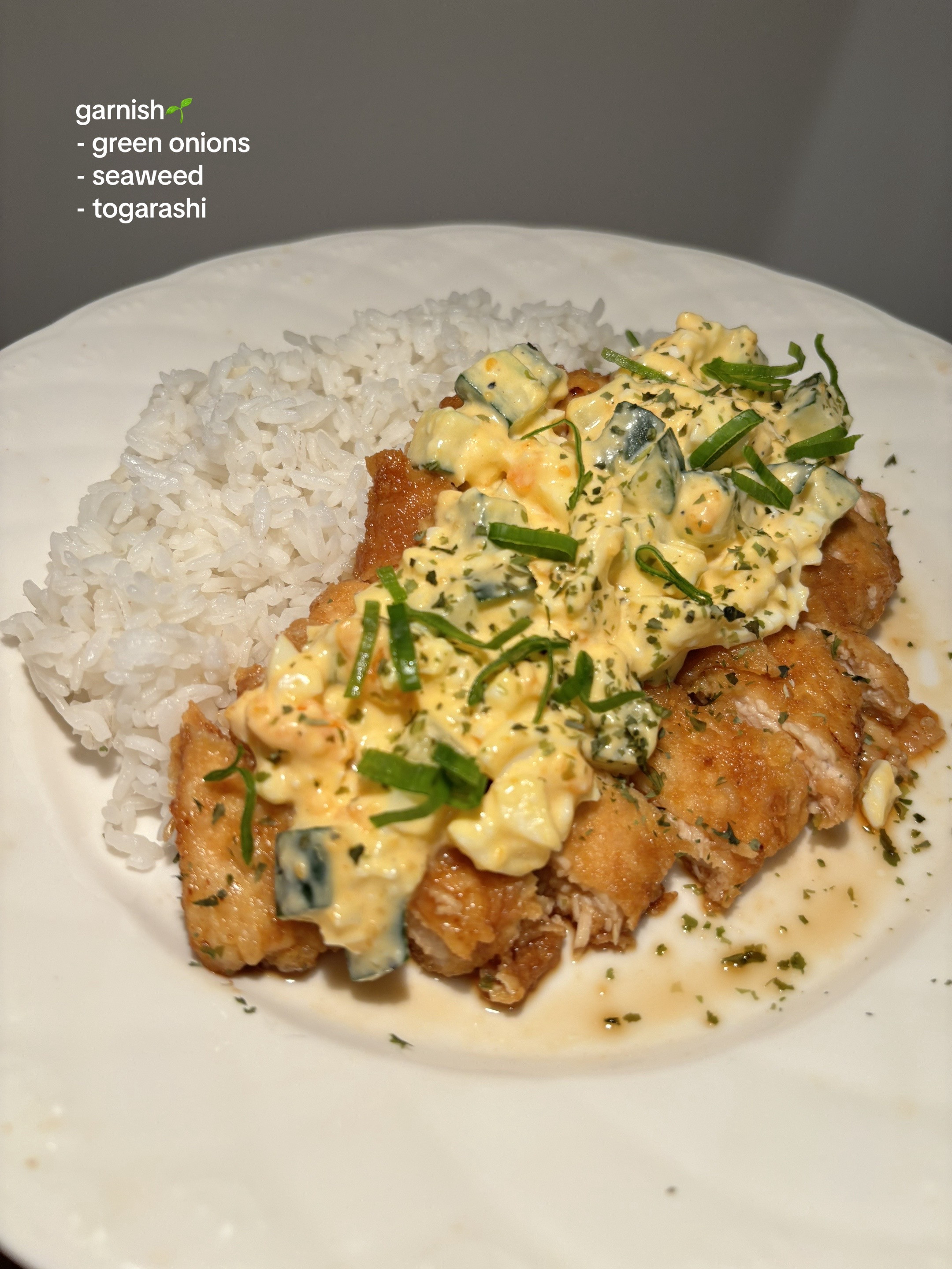 Simple and Delicious Chicken Nanban with Creamy Cucumber Sauce