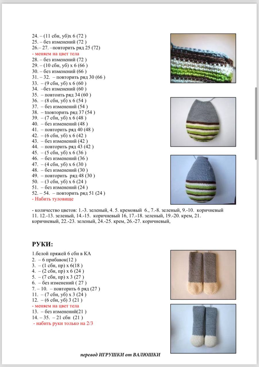 Схема амигуруми: серый ослик с зелеными подтяжками, пошаговое руководство по вязанию крючком