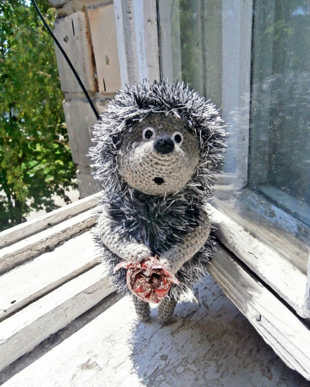 Схема вязания амигуруми Ежик из тумана