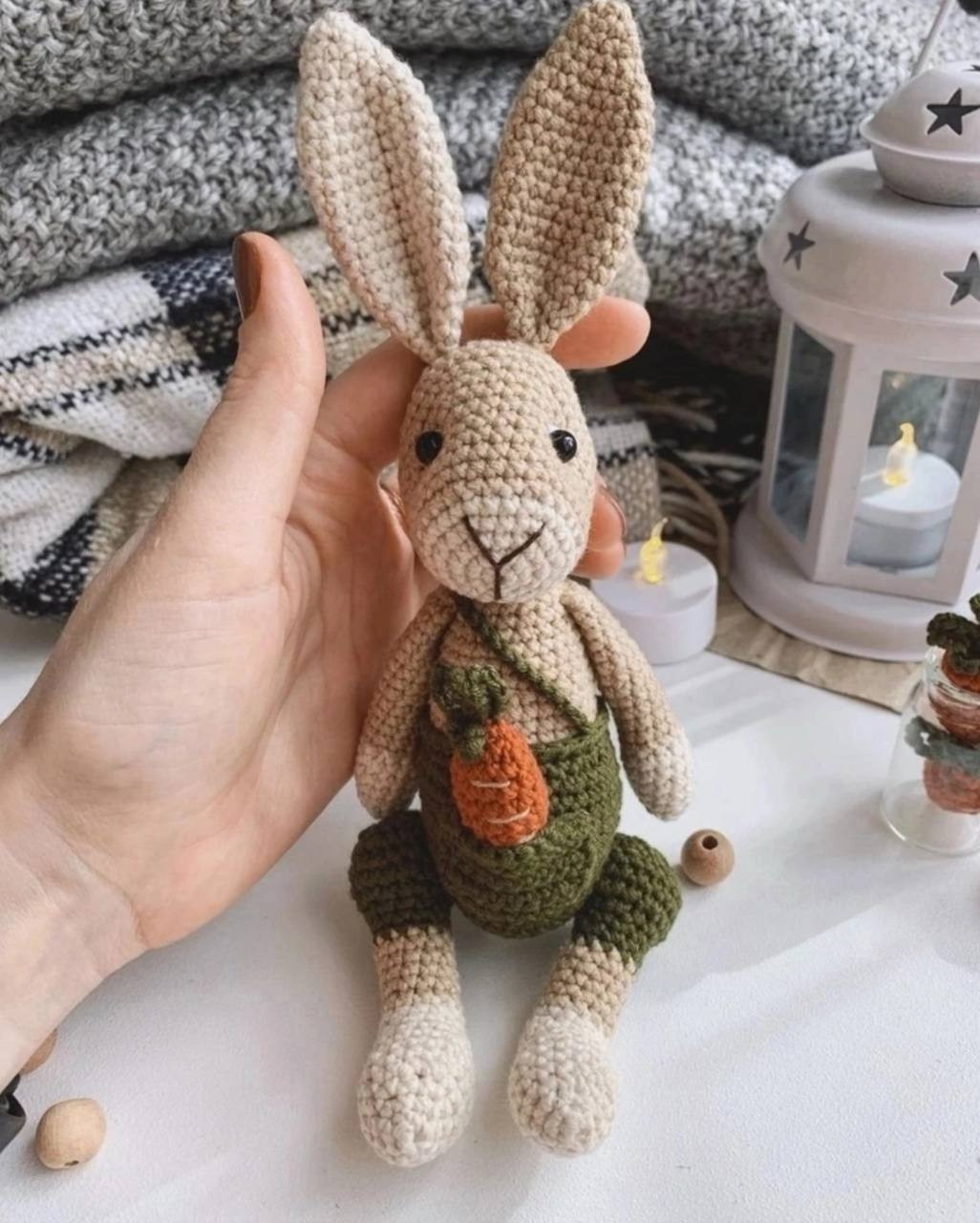Схема вязания амигуруми кролик с морковкой: материалы, инструменты и пошаговая инструкция