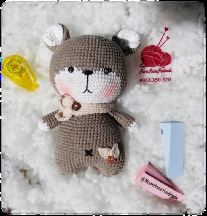 Схема вязания амигуруми мышонок от MouseHouse Handmade