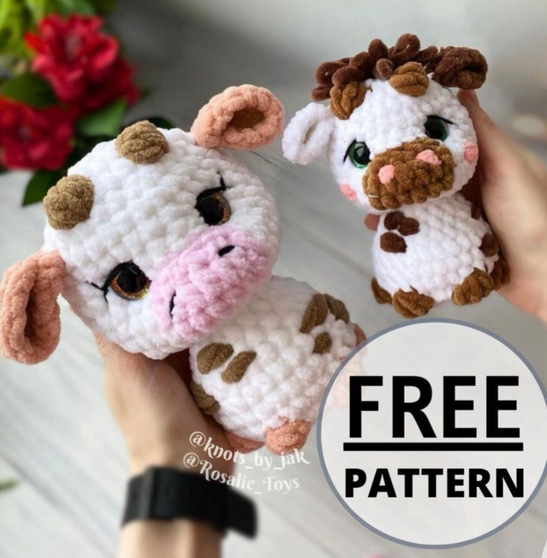 Схема вязания коровки крючком бесплатно