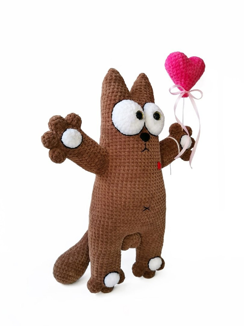 Схема вязания Кота Саймона, автор Екатерина Горбань