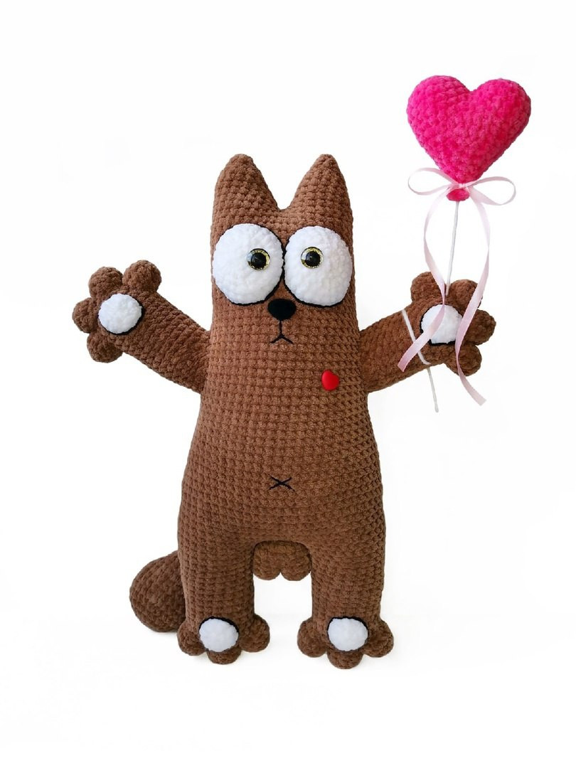 Схема вязания Кота Саймона, автор Екатерина Горбань