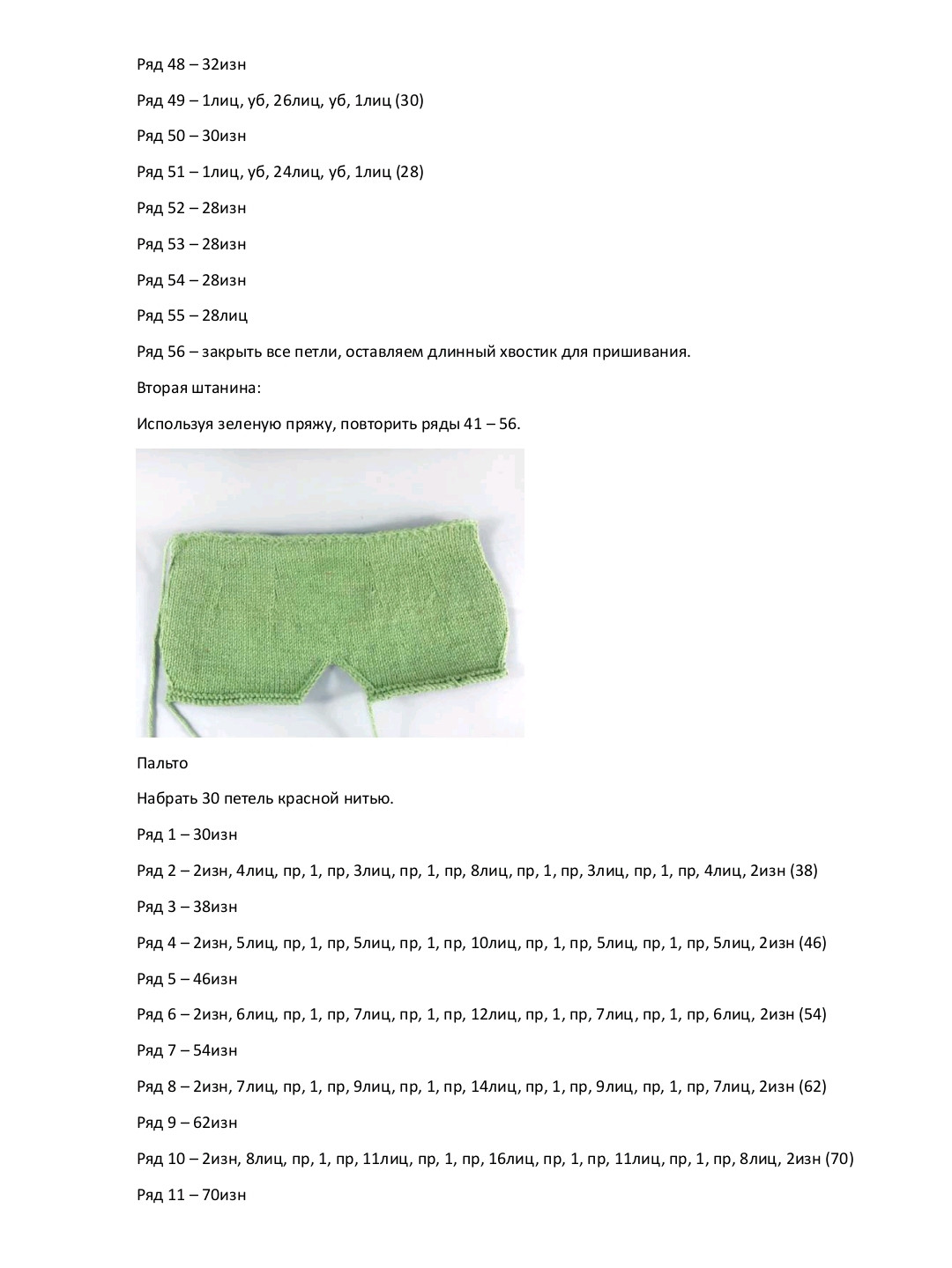 Схема в'язання оленя Christopher спицями