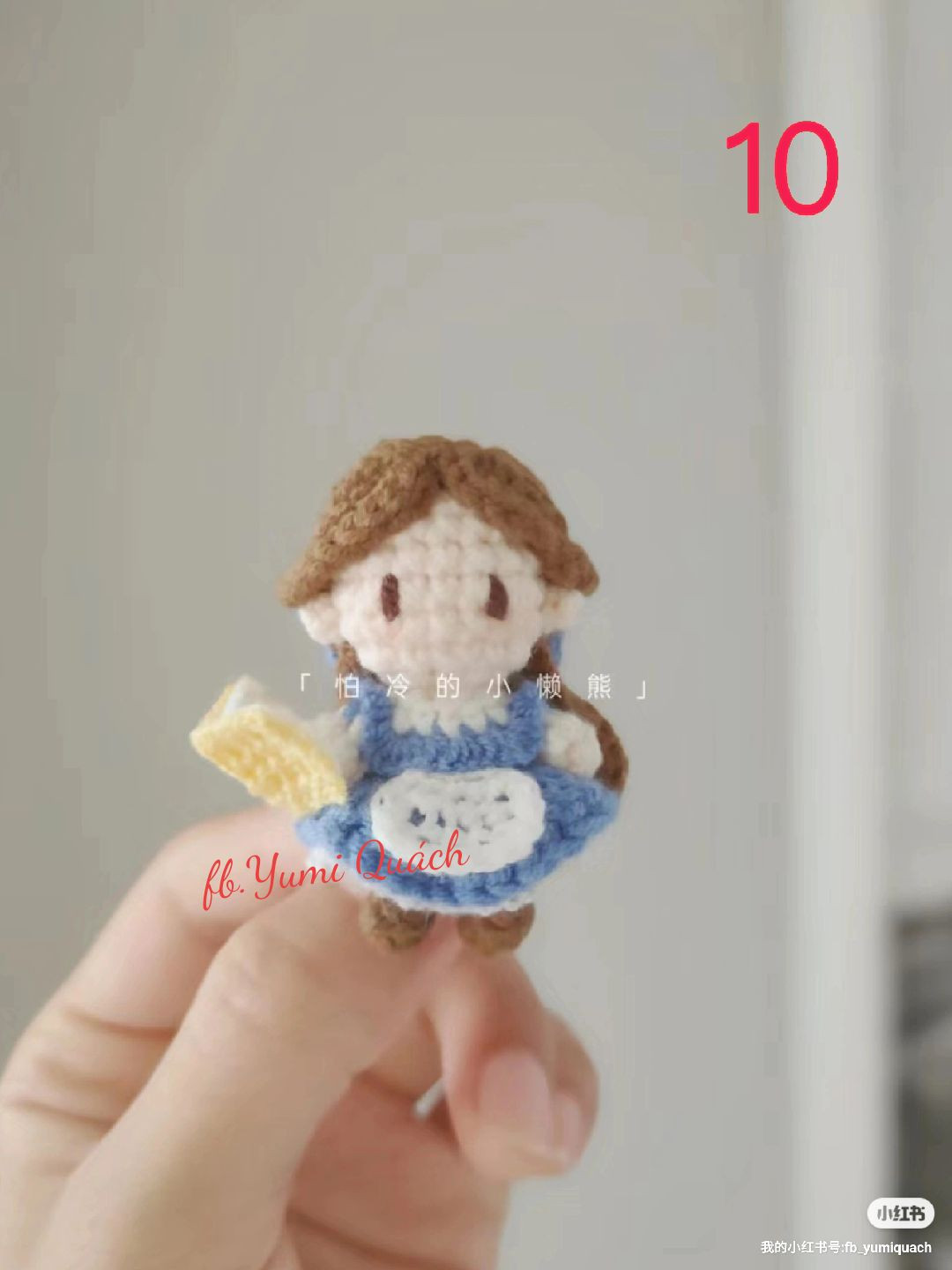Sleeping Beauty Amigurumi Doll Crochet Pattern and Tutorial