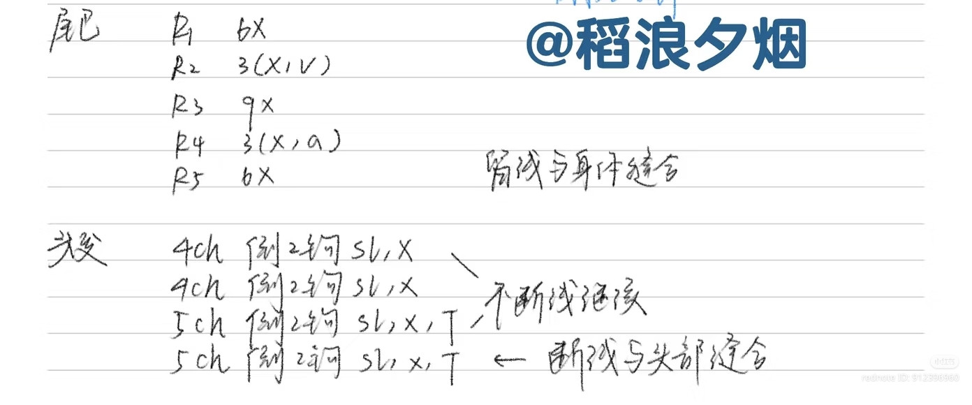 Snoopy Wizard Amigurumi Crochet Pattern Chart