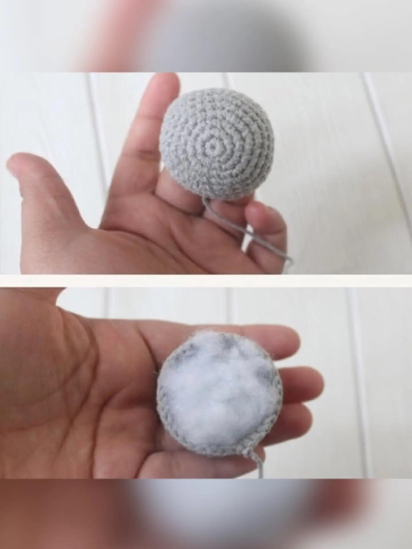 Sơ đồ móc len Alpaca màu xám với quần nâu