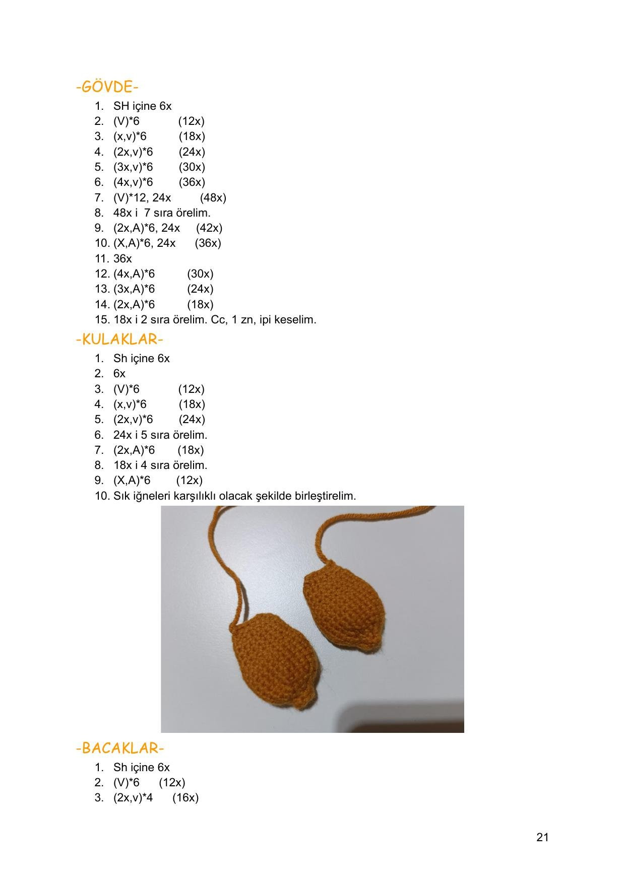 Sơ đồ móc len búp bê Kìraz với chó con, mặc áo đỏ quần xanh