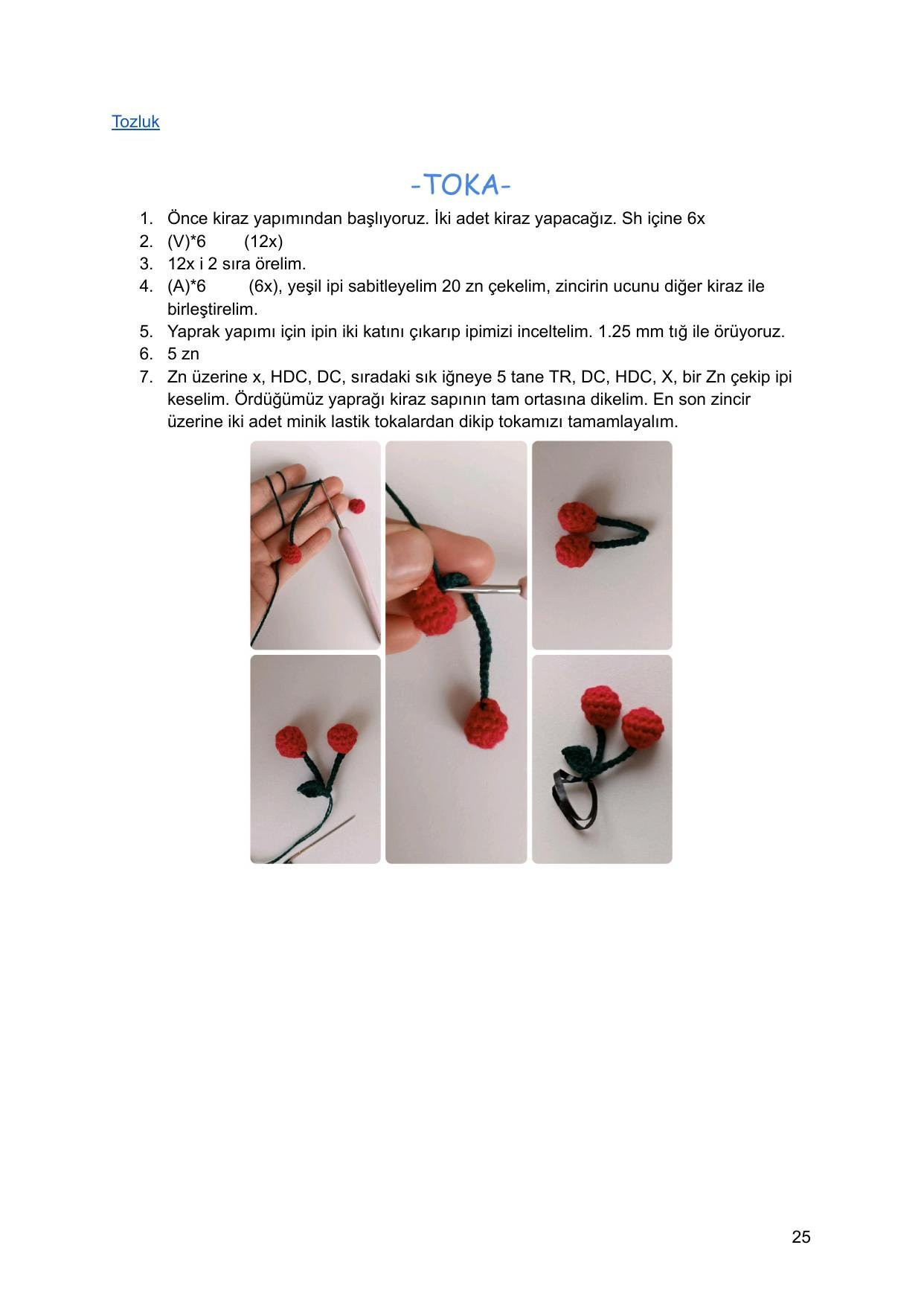 Sơ đồ móc len búp bê Kìraz với chó con, mặc áo đỏ quần xanh