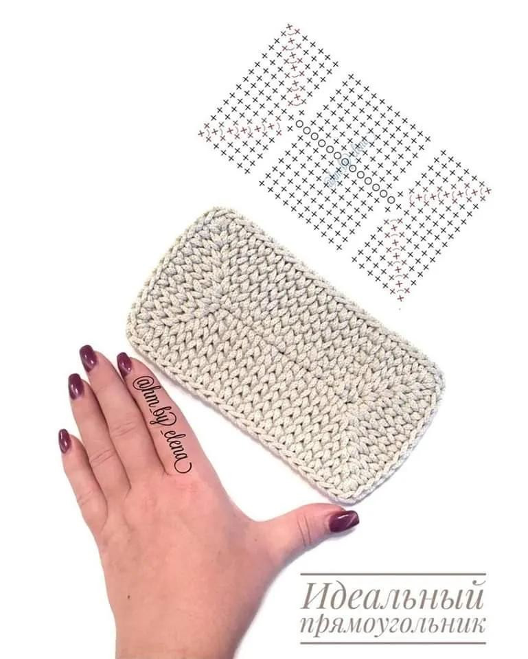 Sơ đồ móc len: Cách tạo hình hộp màu vàng và mẫu chữ nhật hoàn hảo