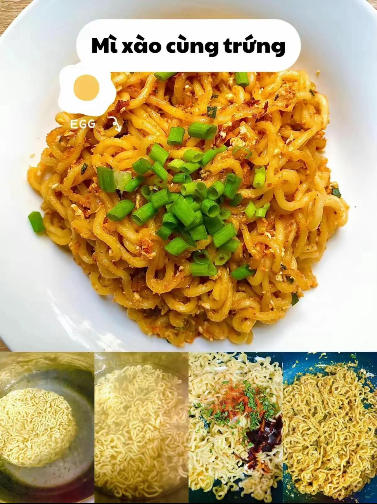 So sánh mì SiuKay: Mì xào cùng trứng giòn dai ngon tuyệt vs Mì nấu súp trứng ốp la