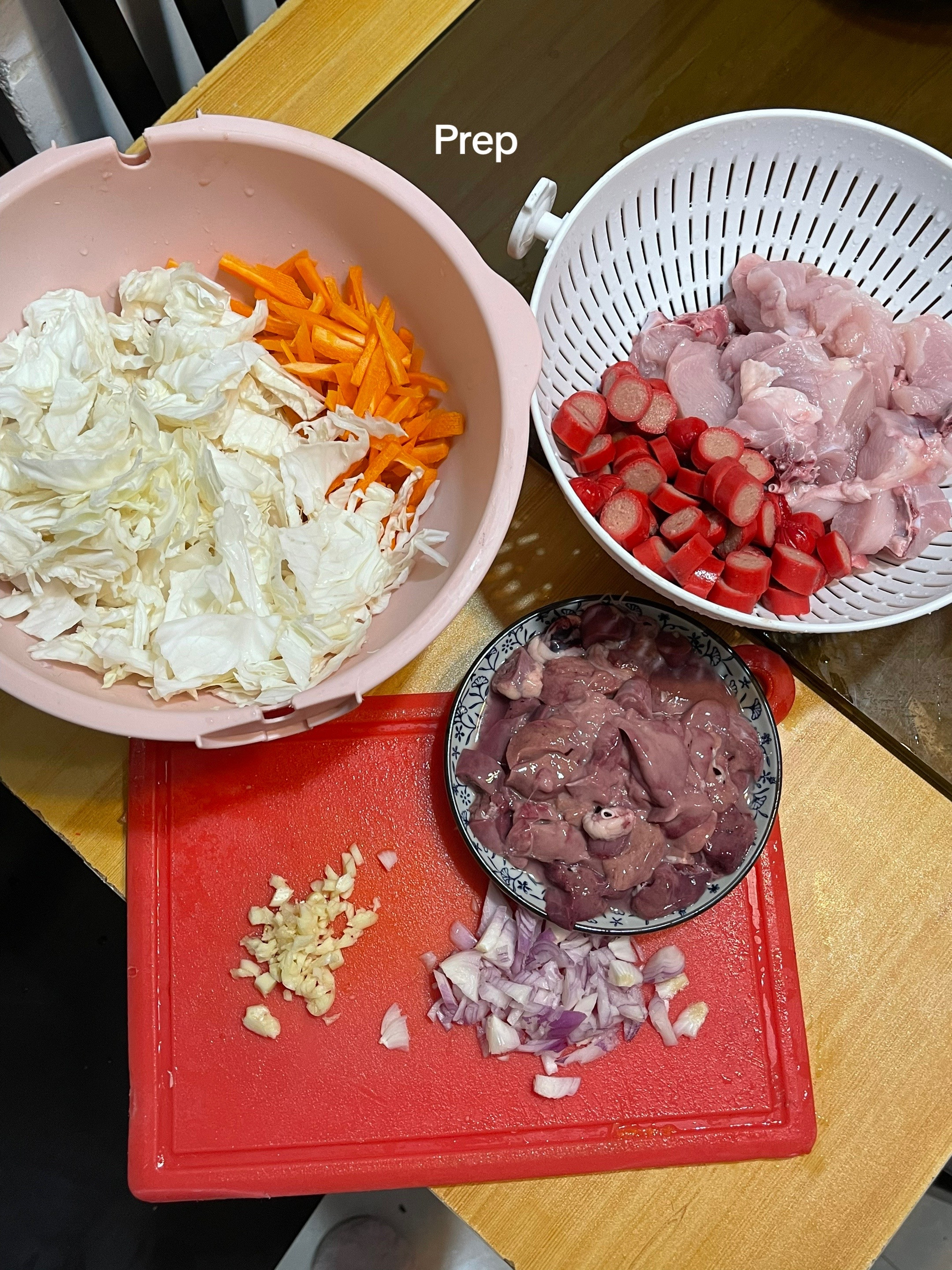 Sopas: Creamy Filipino Noodle Soup with Chicken, Liver, Sausage, and Hard-Boiled Eggs
