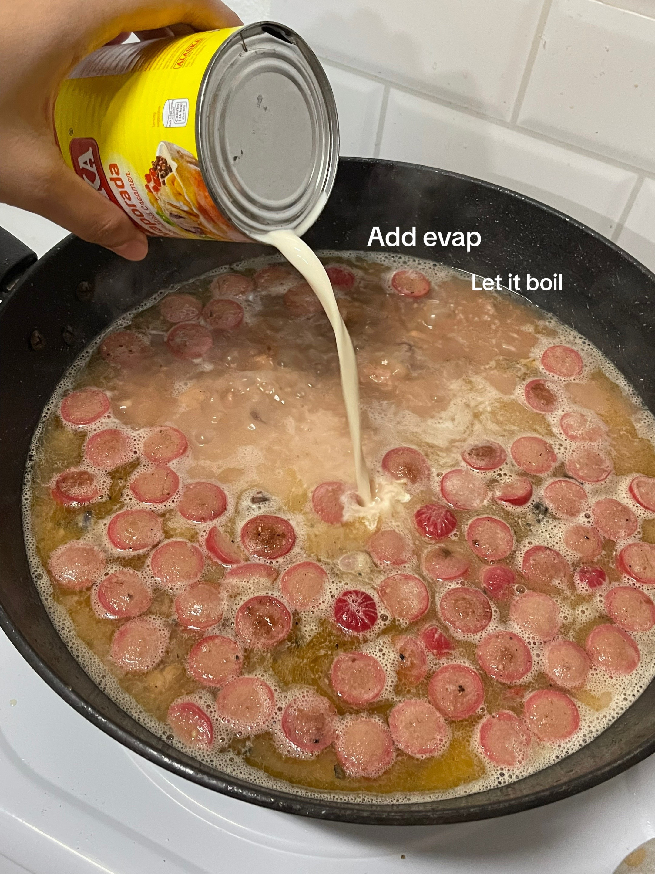Sopas: Creamy Filipino Noodle Soup with Chicken, Liver, Sausage, and Hard-Boiled Eggs