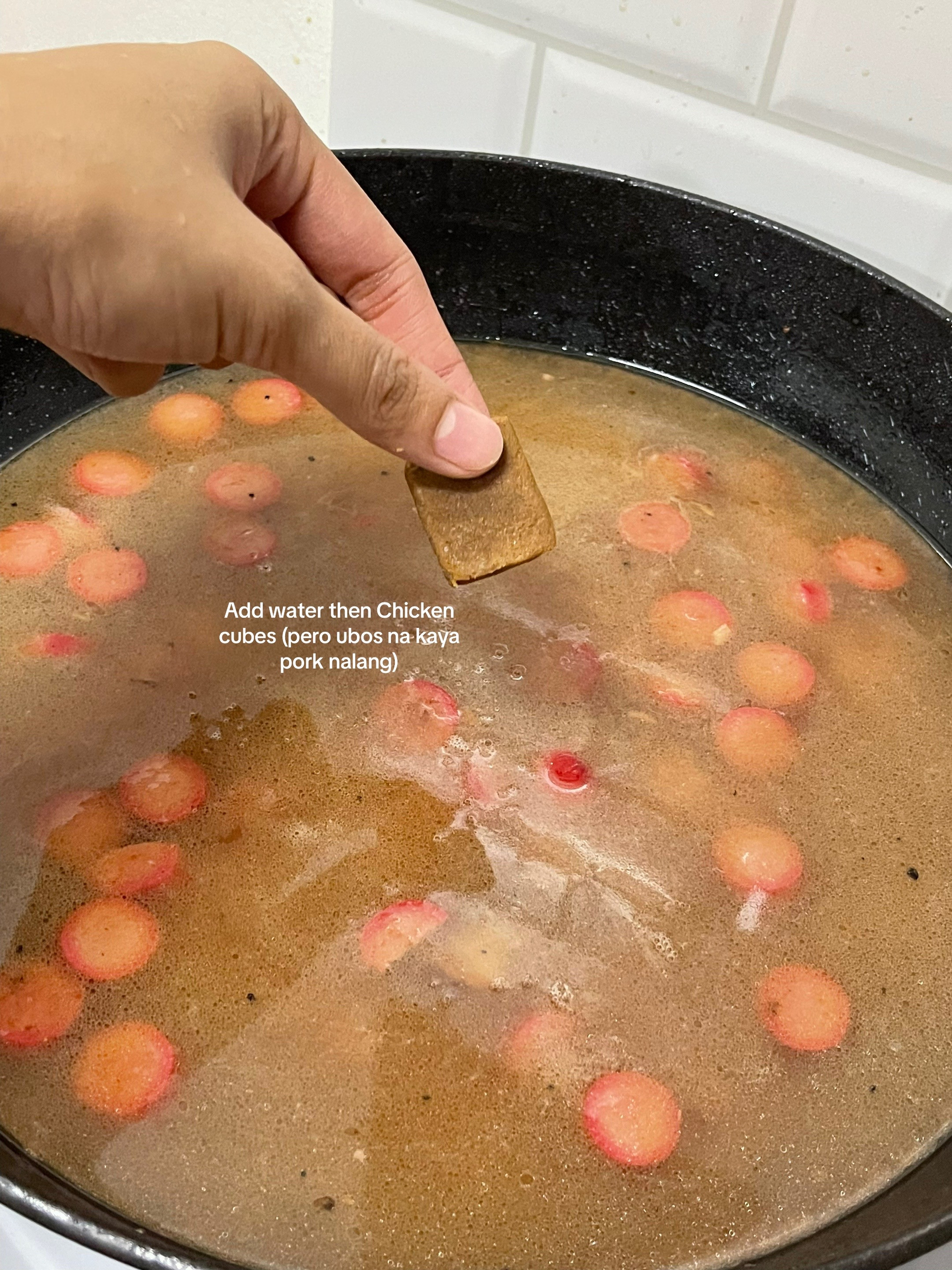Sopas: Creamy Filipino Noodle Soup with Chicken, Liver, Sausage, and Hard-Boiled Eggs