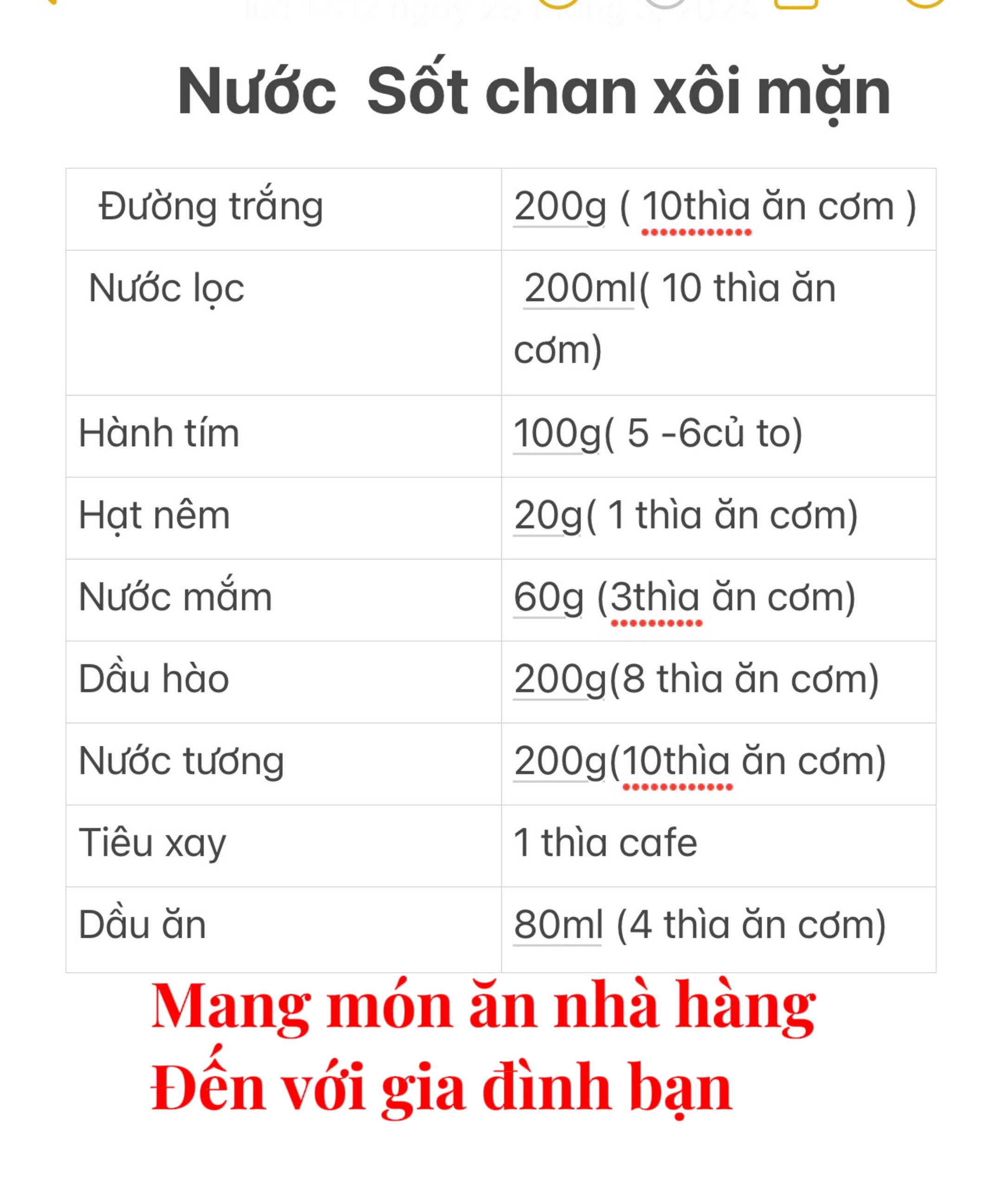 Sốt chan xôi mặn ngon tuyệt, công thức chi tiết từ Chef Công triệu