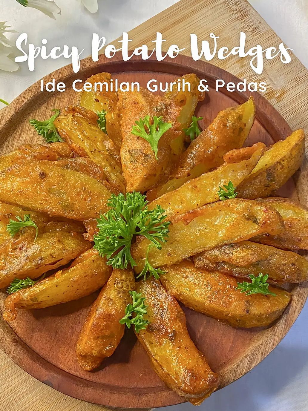 Spicy Potato Wedges: Ide Camilan Gurih & Pedas