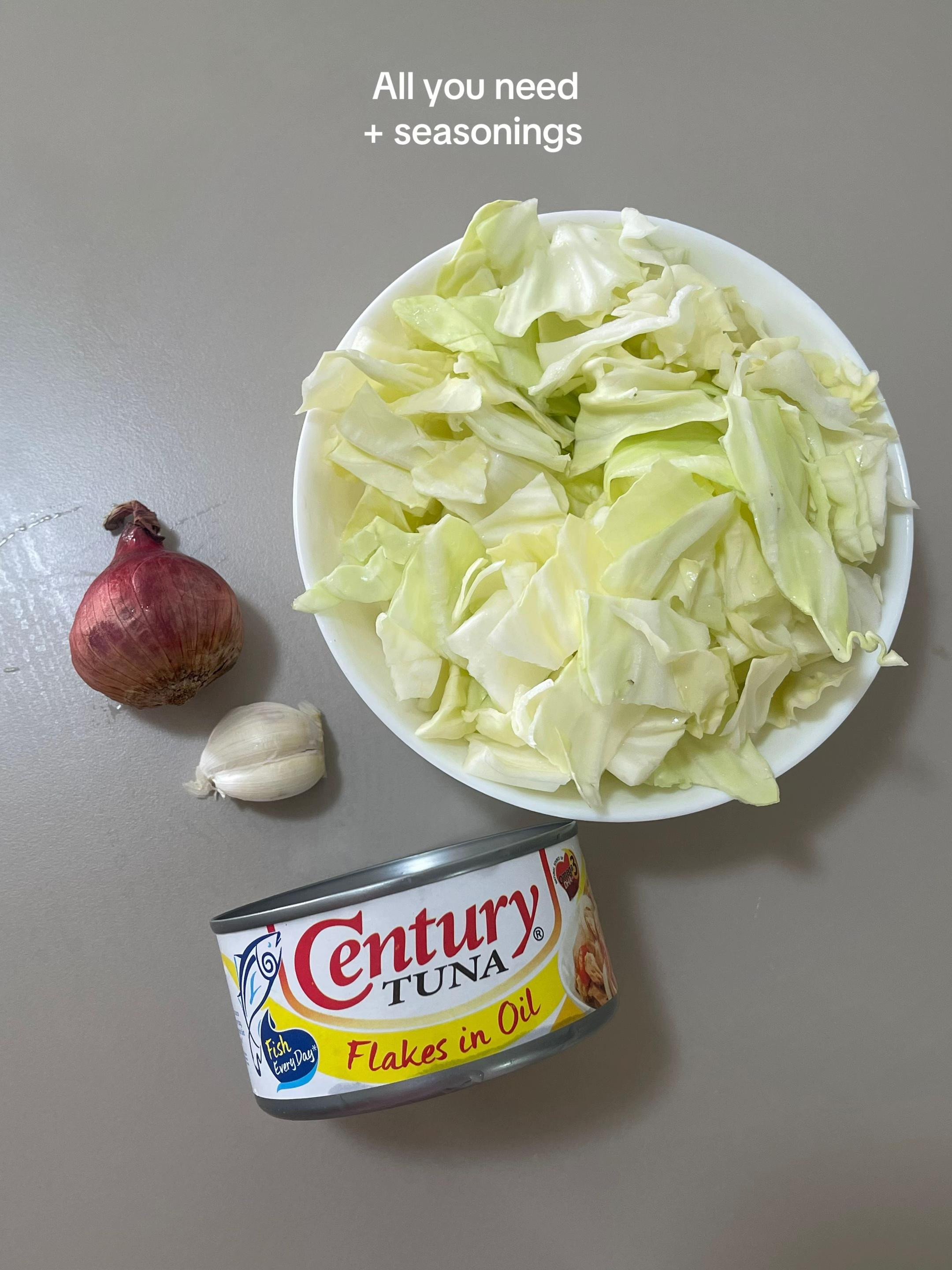 Spicy Tuna Cabbage - Dorm Meal Ulam Idea (10 mins recipe)