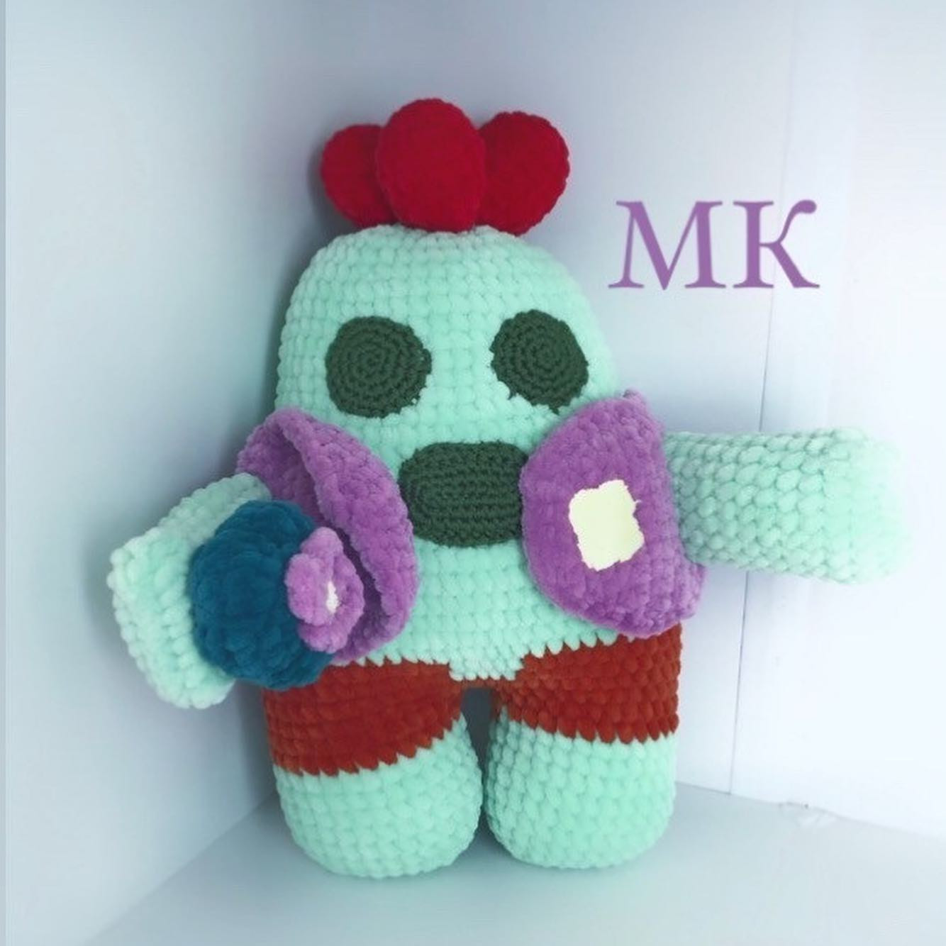 Spike Brawl Stars Amigurumi Crochet Pattern